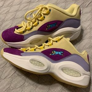 Reebok ice cream yellow lilac size 7.5
